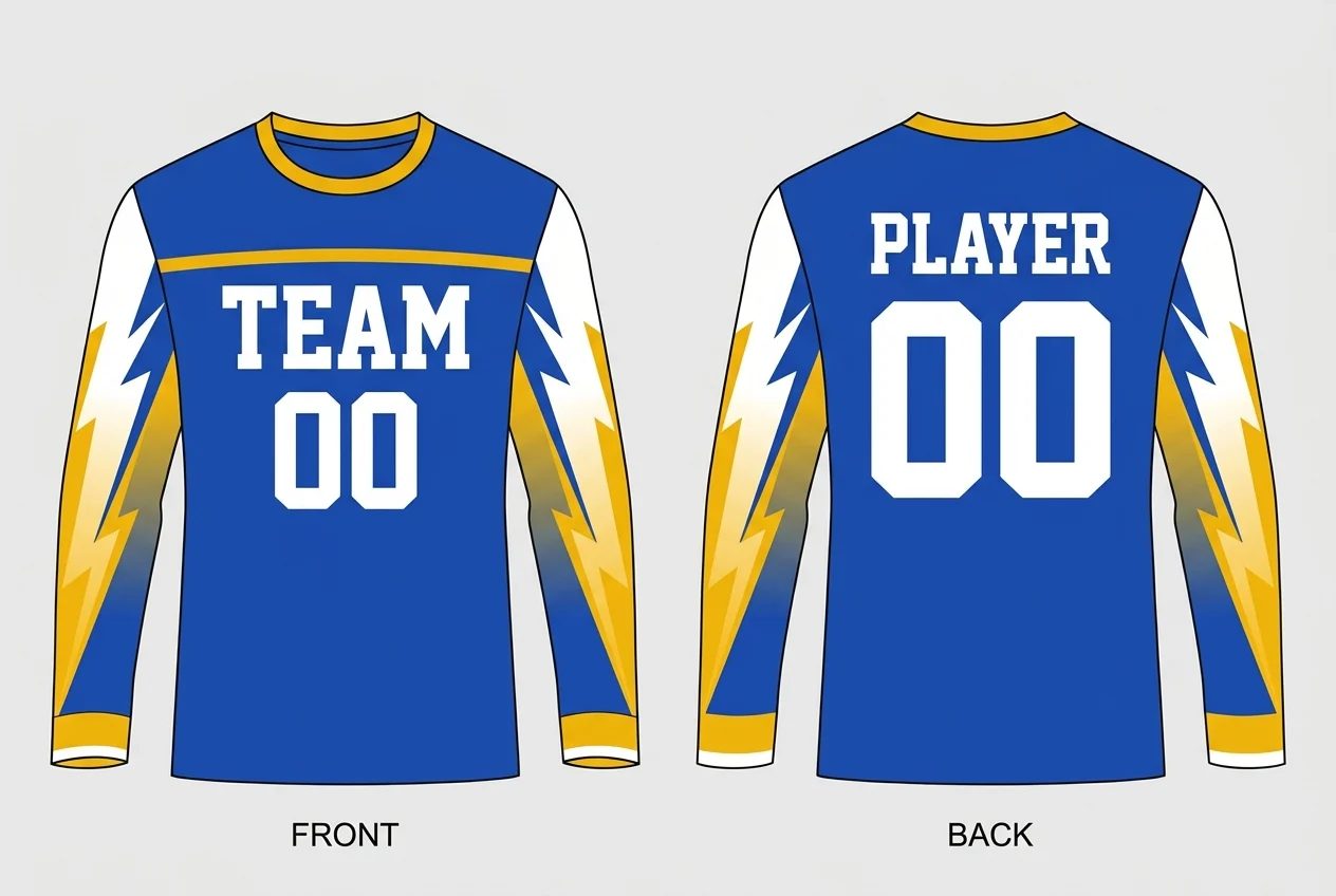 Blitz Basketball Shooter Shirt, front and back