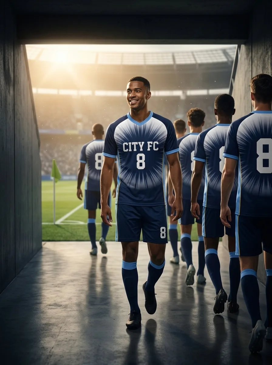 A team in custom Imperial Point uniforms