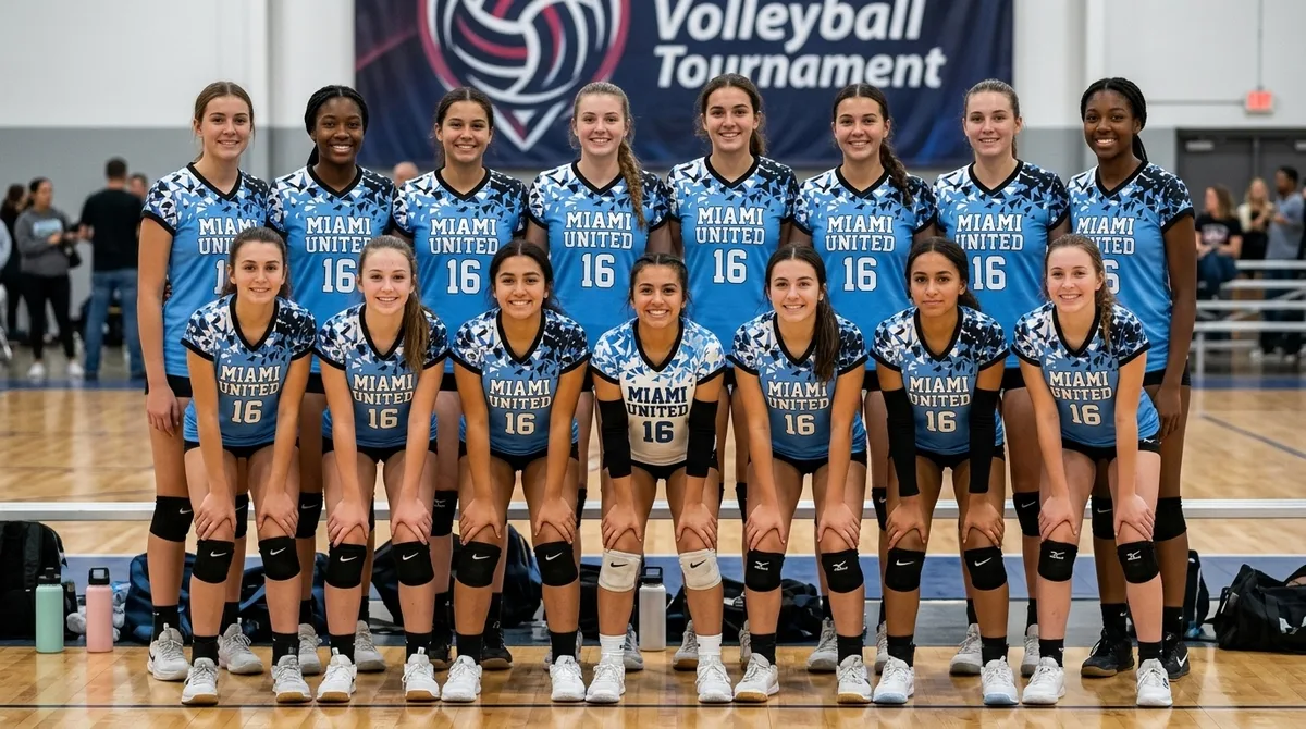 A team in custom Imperial Point uniforms
